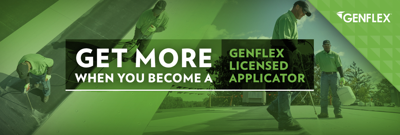 Get More When You Become A Genflex Licensed Applicator