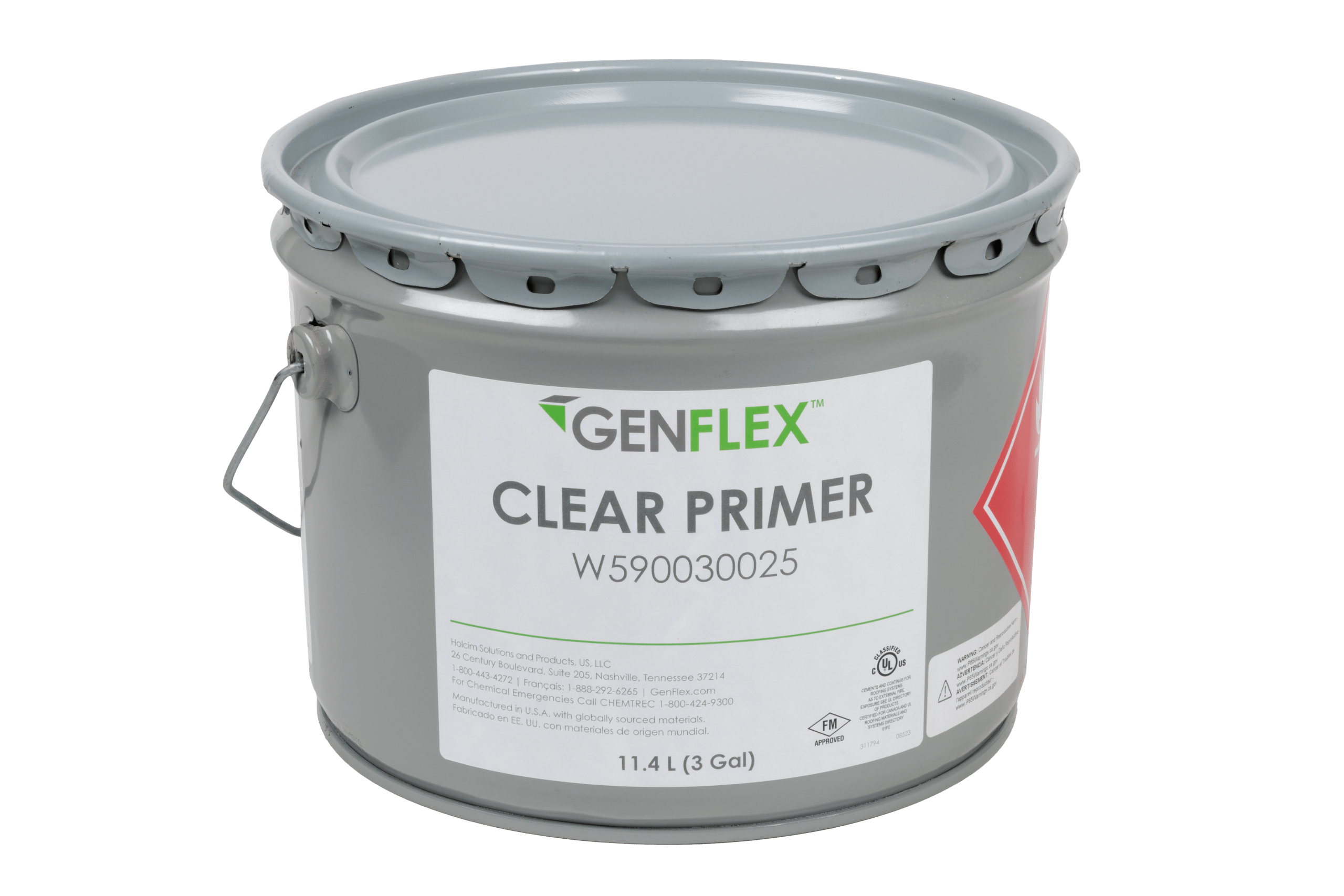 3 Gallon Clear Primer Pail